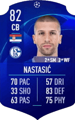 Matija Nastasic Serbien F I F A - Karten Spieler Videospiele Multimedia 