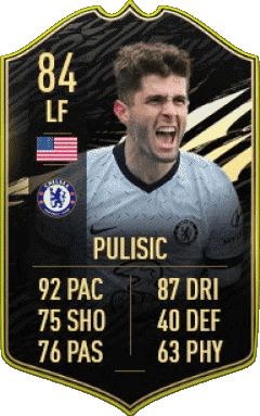 Christian Pulisic U S A F I F A - Giocatori carte Videogiochi Multimedia 