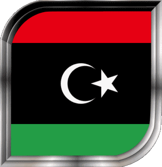 Plaza Libyen Afrika Fahnen 