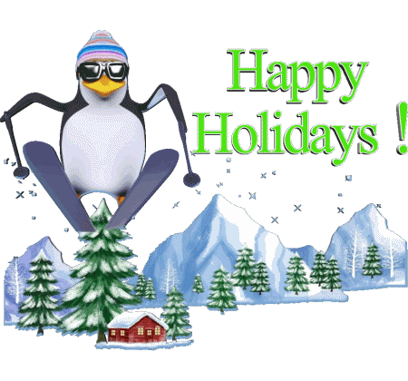 Serie 05 Happy Holidays Winter Anglais Messages 