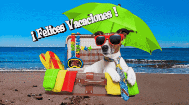 003 Sfondo animato Felices Vacaciones Spagnolo Messagi 