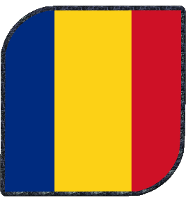 Carré Roumanie Europe Drapeaux 