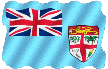 Ondulation Fidji Océanie Drapeaux 