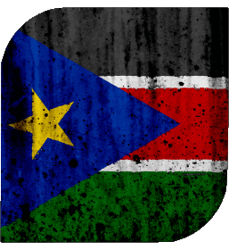 Platz Südsudan Afrika Fahnen 