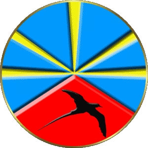 Round La Réunion D.O.M - T.O.M France Flags 