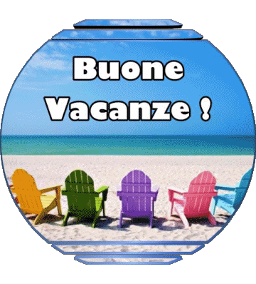02 Transparent Background Buone Vacanze Italian Messages 