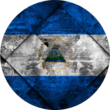 Rond Nicaragua Amériques Drapeaux 