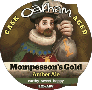 Mompesson's gold-Mompesson's gold Oakham Ales Royaume Uni Bières Boissons 