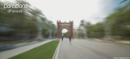 Espagne - Barcelone Luoghi - TimeLapse Umorismo -  Fun 