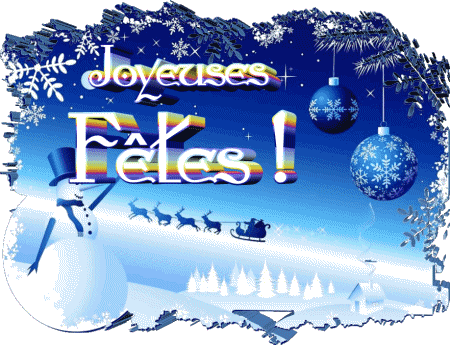 Serie 22 Joyeuses Fêtes (Noël) Francese Messagi 