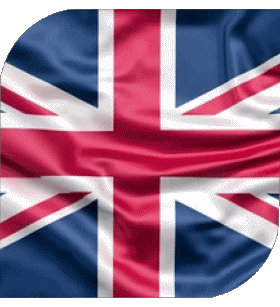 Quadrato UK Europa Bandiere 