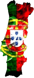 Map Portugal Europe Flags 
