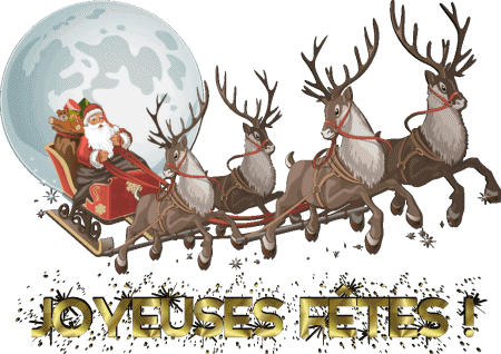 Serie 18 Joyeuses Fêtes (Noël) Français Messages 