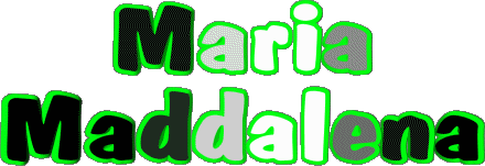 Maria Maddalena M Composed FEMININE - Italy First Names 