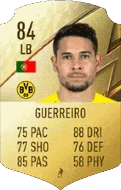Raphaël Guerreiro Portogallo F I F A - Giocatori carte Videogiochi Multimedia 