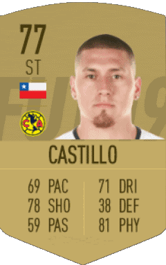 Nicolás Castillo Chili F I F A - Joueurs Cartes Jeux Vidéo Multi Média 