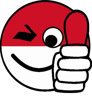 Smiley - OK Monaco Europa Fahnen 