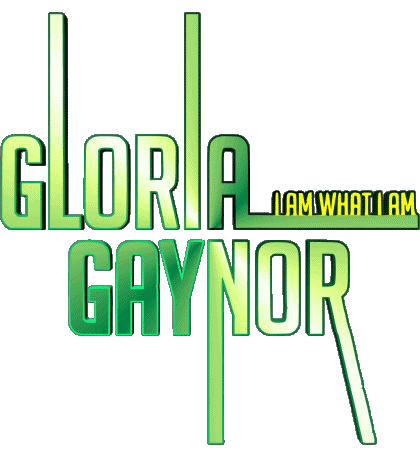 Logo Gloria Gaynor Disco Música Multimedia 