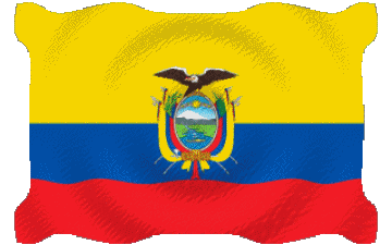 Sventola Ecuador America Bandiere 
