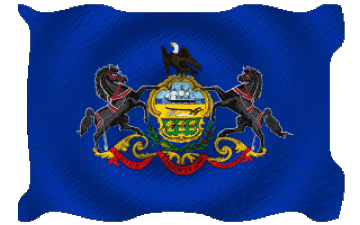 Sventola Pennsylvania U.S.A - Stati America Bandiere 