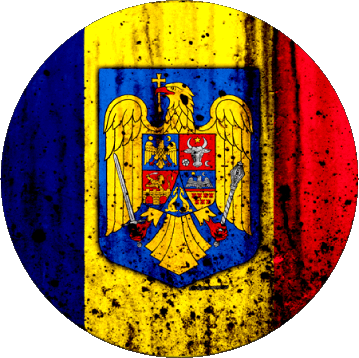 Rond Roumanie Europe Drapeaux 