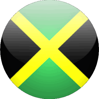 Rond Jamaïque Amériques Drapeaux 