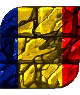 Carré Roumanie Europe Drapeaux 