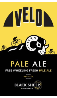 Velo-Velo Black Sheep UK Bier Getränke 