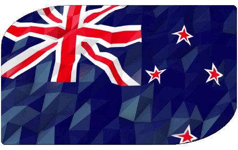Rectangle New Zealand Oceania Flags 