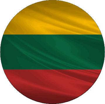 Rond Lituanie Europe Drapeaux 