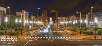 Espagne - Barcelone Luoghi - TimeLapse Umorismo -  Fun 