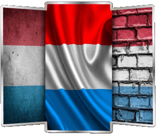 Forma Luxemburgo Europa Banderas 