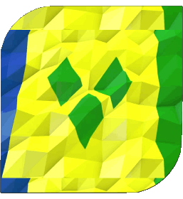 Platz St. Vincent und die Grenadinen Amerika Fahnen 