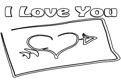 Cuore I Love You Inglese Messagi 