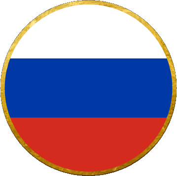 Rond Russie Europe Drapeaux 