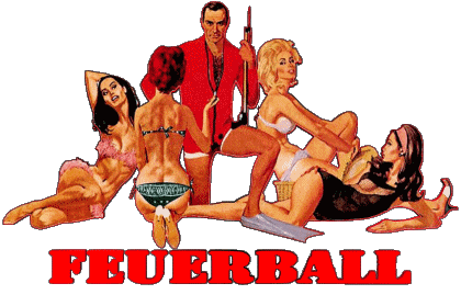 German Logo Thunderball James Bond 007 Movies International Multi Media 