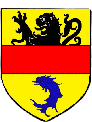 Blazon-Blazon BRON 69 Departments - Cities France Flags 