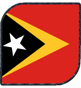 Carré Timor Oriental Asie Drapeaux 