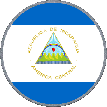 Rond Nicaragua Amériques Drapeaux 