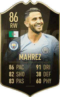 Riyad Mahrez Algeria F I F A - Giocatori carte Videogiochi Multimedia 