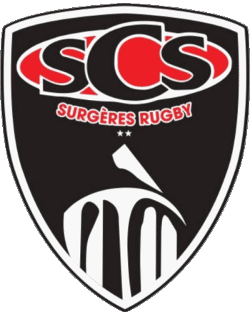 SCS Sporting Club surgerien Dept 17 Rugby Club Francia Logo Sportivo 