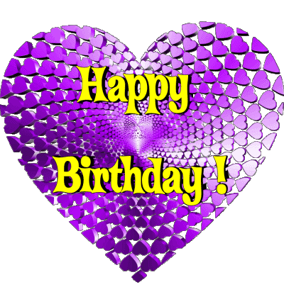 008 Heart Happy Birthday English Messages 