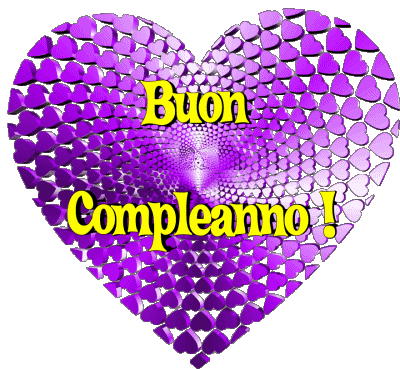 008 Cuore Buon Compleanno Italiano Messagi 