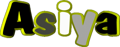 Asiya A FEMININE - Maghreb Muslim First Names 