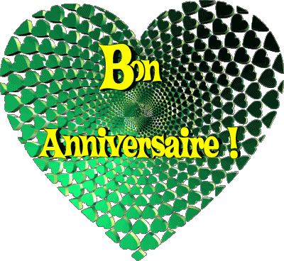 010 Coeur Bon Anniversaire Francese Messagi 