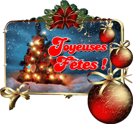 Serie 09 Joyeuses Fêtes (Noël) French Messages 