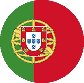 Rond Portugal Europe Drapeaux 