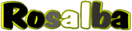 Rosalba R WEIBLICH - Italien Vorname 