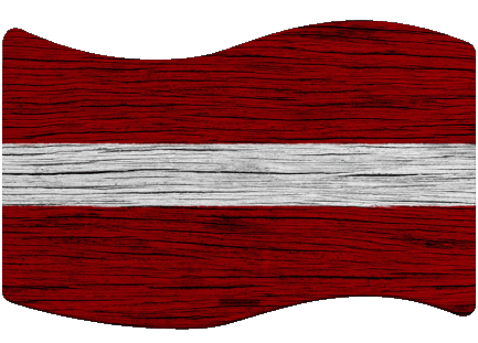 Rectangle Latvia Europe Flags 