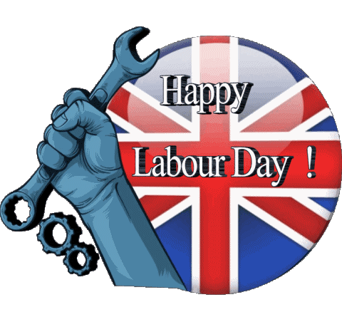 U.K Happy Labour Day Anglais Messages 